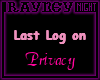 Log on privacy - Pink