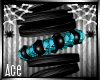 [AW]Teal Punk Bracelet R