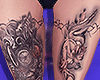 Laura Leg Tattoo RL