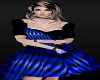Satin Blue Dress