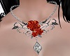 Necklace lava roseani