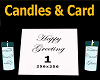 Card Candle Set  derive