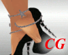 (CG) Sparkle Heels Black