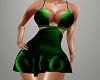 ~CR~Satin Green Dress RL