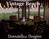 vintage beach table