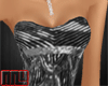 xxl bm silver black dres