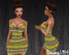 Yellow tartan dress | Bm
