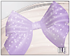 R. E. hair bow lilac II