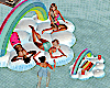 Rainbow Party Floats