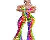 neon snake catsuit