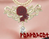 ☆rose pendant red