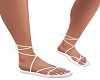 White Wrap Sandals