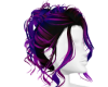 Messy Purple Bun