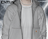 Grey Zip Hoodies