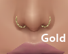:G: Gold nose pierces