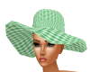 green polkadot hat