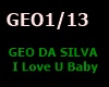 GEO DA SILVA - I Love U