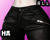 ! Black Leather Pants RL