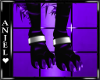 Ae Mia Fur Feet Cuffs