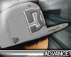 .A. grey Dc hat
