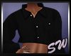 SW Crop Shirt Black