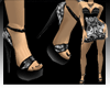 (I) B & W Lace Shoes