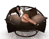 Earth tone cuddle chair