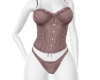 Lingerie Corset Brown