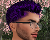 Purple short hair male