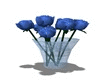 Glitter Blue Roses