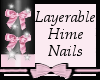 Hime Nails ~ Pink Bows