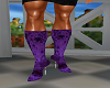 pf/ velvet purple boots