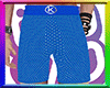 [k] Fishnet Short Blue