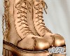 V.Chunky Gold Boots