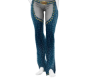 Blue Leather Chaps