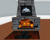 Ghost Horse Fireplace