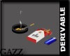 derivable ash tray