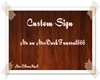Custom Sign Mr&MrsDarkF