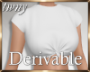Drv Tied Crop Tee