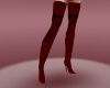 Gothic Thigh High Red