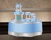 Sky Blue Wedding Cake