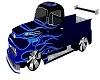 blue flame pick up truck