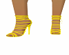 chaussures  jaune