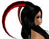 }Red&Black Dragon Horns{