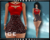 XL-BM Heidi  Red Dress