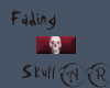 Fading Skull Sticker