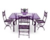 Purple Iron Table