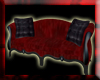 {DL} Red Velvet Couch