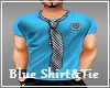 Blue Shirt & Tie
