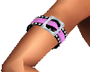 L PINK BUCKLED ARMBAND